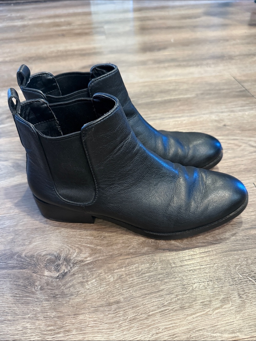 Cole Haan Landsman Black Leather Chelsea Boots Size 8.5